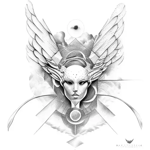 icarus tattoo design idea