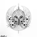 skullkid majoras mask tattoo design idea