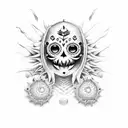 skullkid majoras mask tattoo design idea