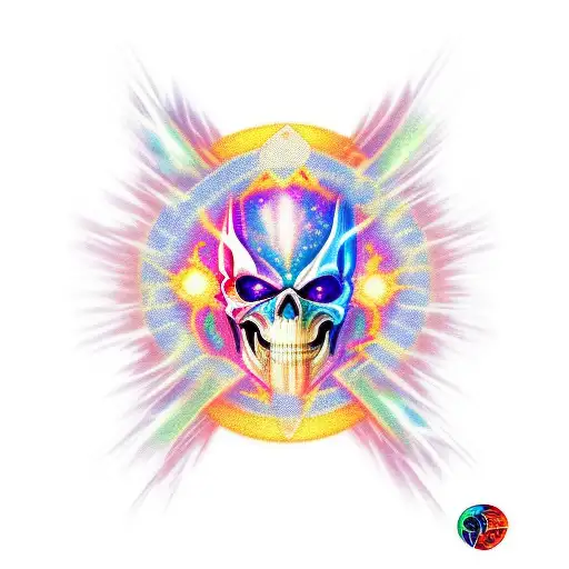 cosmic ghost rider from marve  tattoo design idea