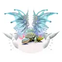 Ankylosaurus WITH FAIRY WINGS tattoo design idea