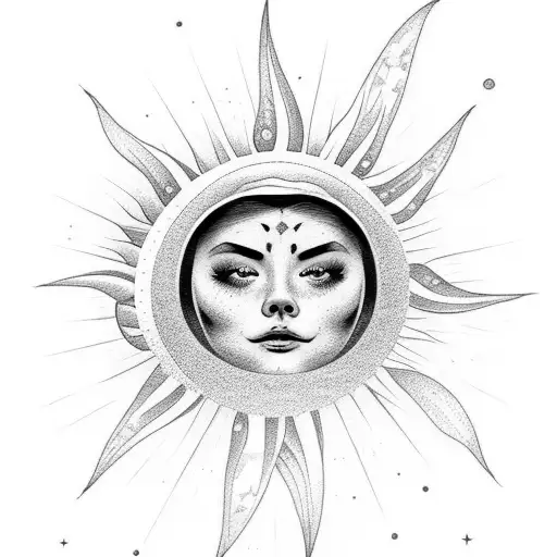 moon star sun tattoo surrounded by violets, with a rose on the ankle, wheat grass going up the leg tattoo design idea