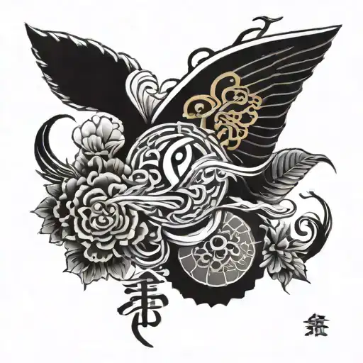 tattoo with japanese word 諦めるな tattoo design idea