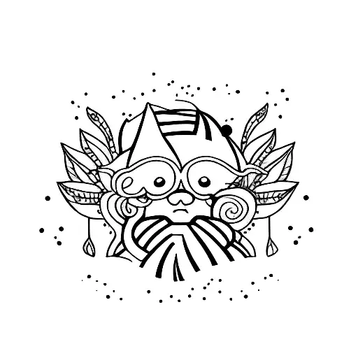 Weight loss tattoo design idea