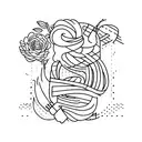 Weight loss tattoo design idea