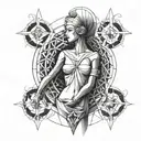 Themis  tattoo design idea