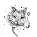 sweet pea  tattoo design idea