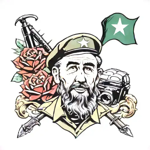 Fidel Castro tattoo design idea