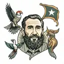 Fidel Castro tattoo design idea