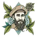 Fidel Castro tattoo design idea
