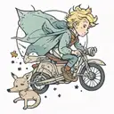 the little prince  tattoo design idea