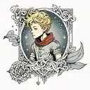 the little prince  tattoo design idea