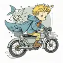 the little prince  tattoo design idea