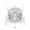 number 13 tattoo design idea