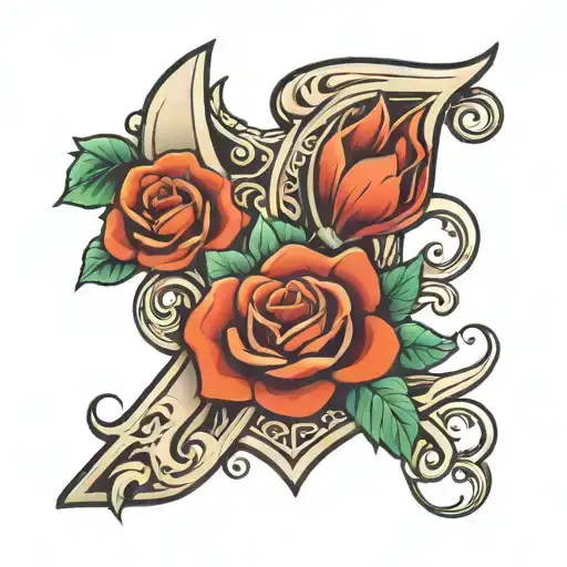 number set 143 tattoo design idea