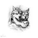 romulus and remus tattoo design idea