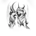 romulus and remus tattoo design idea