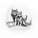 romulus and remus tattoo design idea