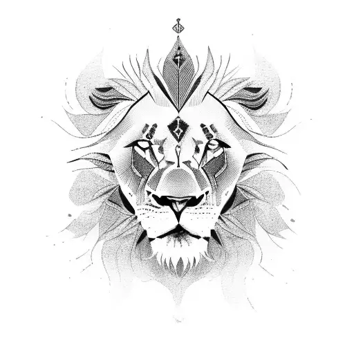 lion of Judah tattoo design idea