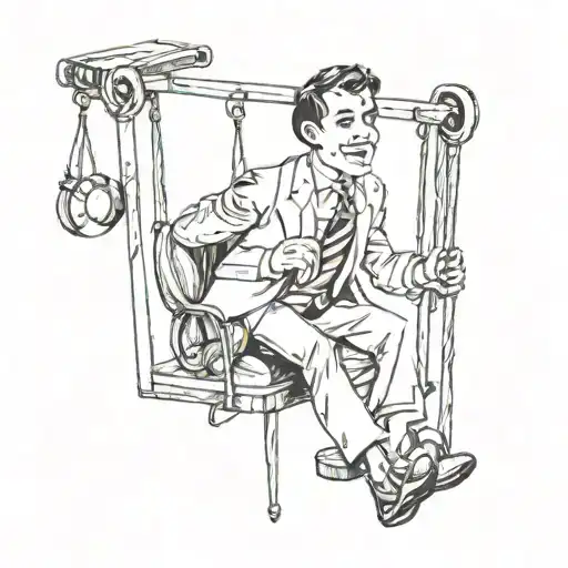 swing looking forward write numb song incorporated tattoo design idea
