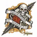 phillipians 4:13 written in arrancar font sleeve tattoo with spiderwebbing backdrop  tattoo design idea