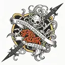 phillipians 4:13 written in arrancar font sleeve tattoo with spiderwebbing backdrop  tattoo design idea