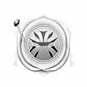camera/golf/Yankees in memory of my grandpa tattoo design idea