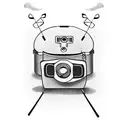 camera/golf/Yankees in memory of my grandpa tattoo design idea