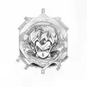 son gohan en todas sus etapas  tattoo design idea