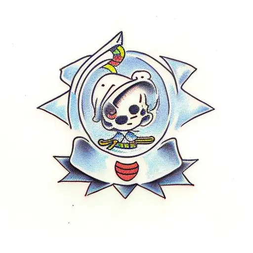 children tattoo design idea