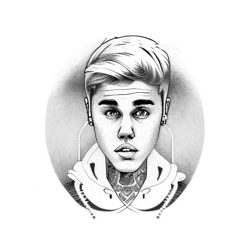 justin bieber tattoo design idea
