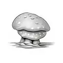 Phycodelic toadstool tattoo design idea