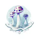toadstool tattoo design idea