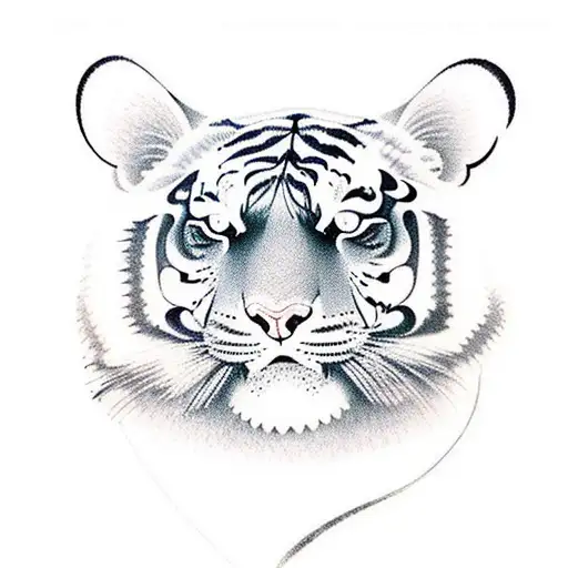Tiger tattoo design idea