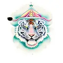 Tiger tattoo design idea