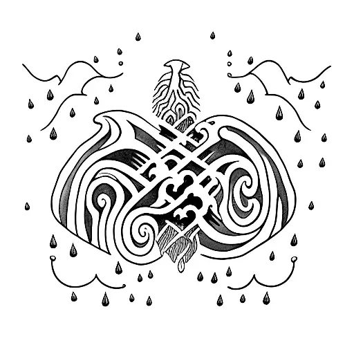 greta van fleet heat above "may our tears of rain wash down to bathe you" tattoo design idea
