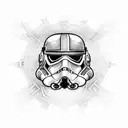 star wars and yugioh tattoo design idea