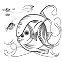 fish and lures tattoo design idea