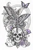 domestic violence awareness, music, "88 to the front, please"  tattoo design idea