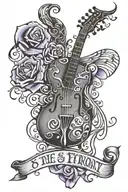 domestic violence awareness, music, "88 to the front, please"  tattoo design idea