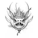 marlin  tattoo design idea