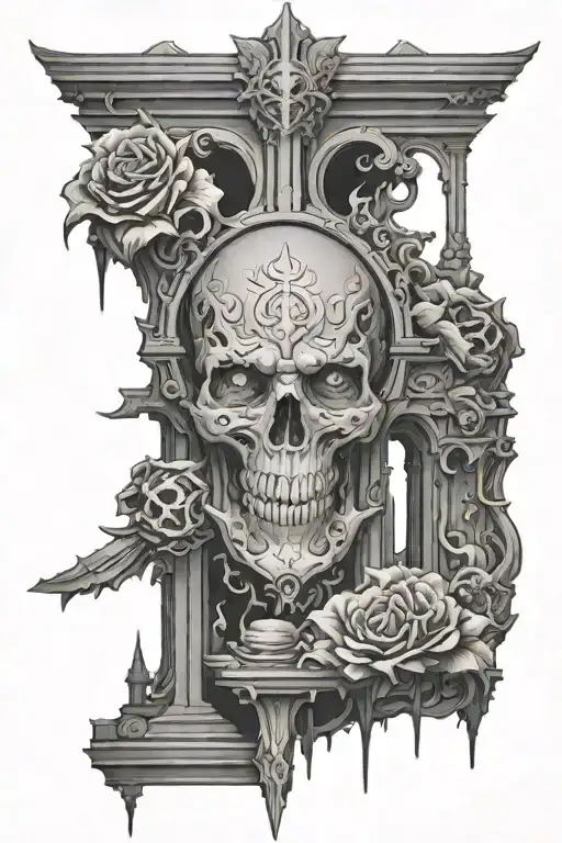 malevolent shrine domain expansion tattoo design idea