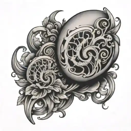 kidney tattoo design idea