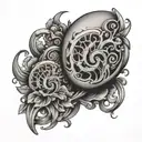 kidney tattoo design idea