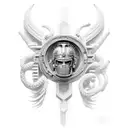 Trojan warrior tattoo design idea