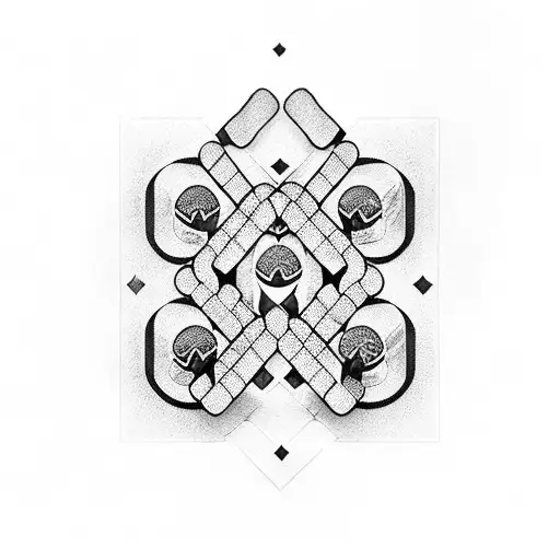 two domino's  tattoo design idea