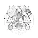 libra and virgo tattoo design idea