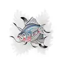 ichthys tattoo design idea