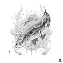 ichthys tattoo design idea