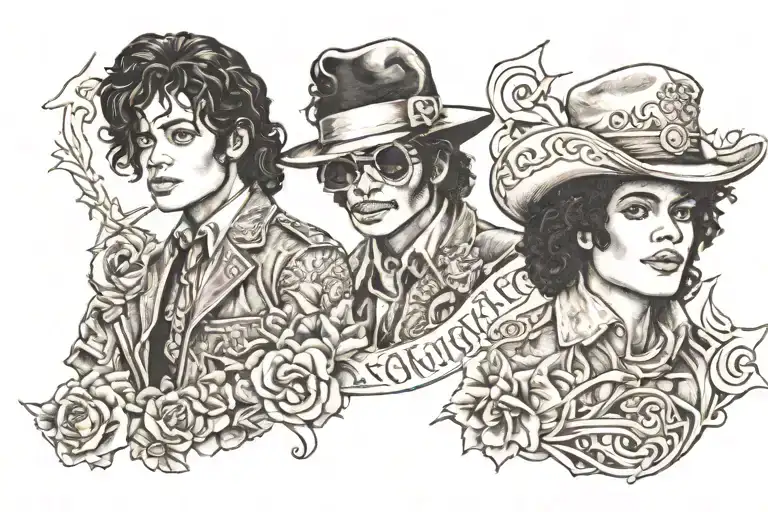 Michael Jackson   tattoo design idea